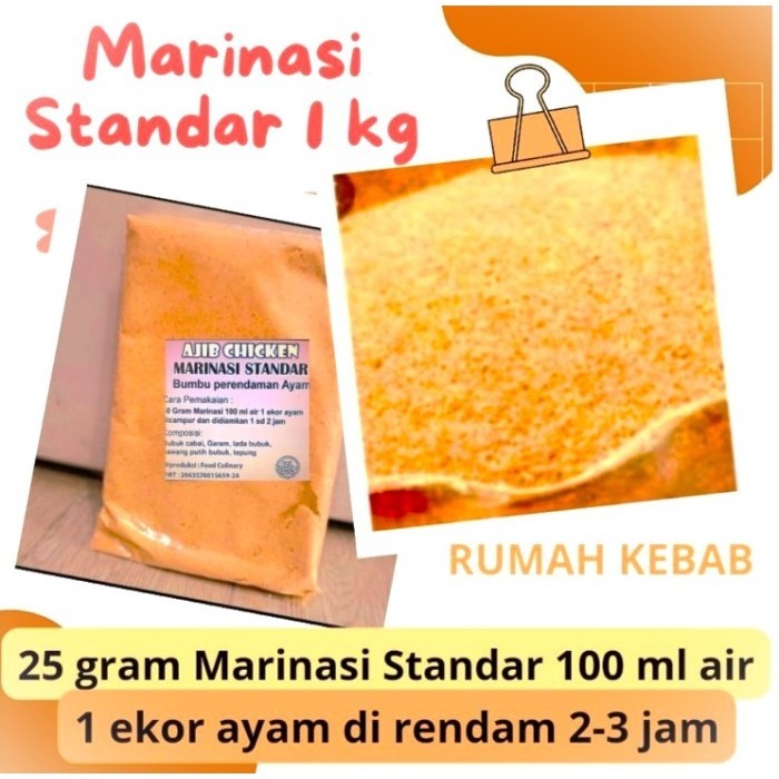 

Bumbu Perendaman Marinasi 10 Kg Go-Jek-Marinasi Standar 10Kg By Go-Jek