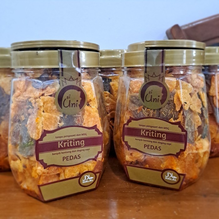 

OBRAL Kripik Kentang Daging (Kriting) Balado Siuni