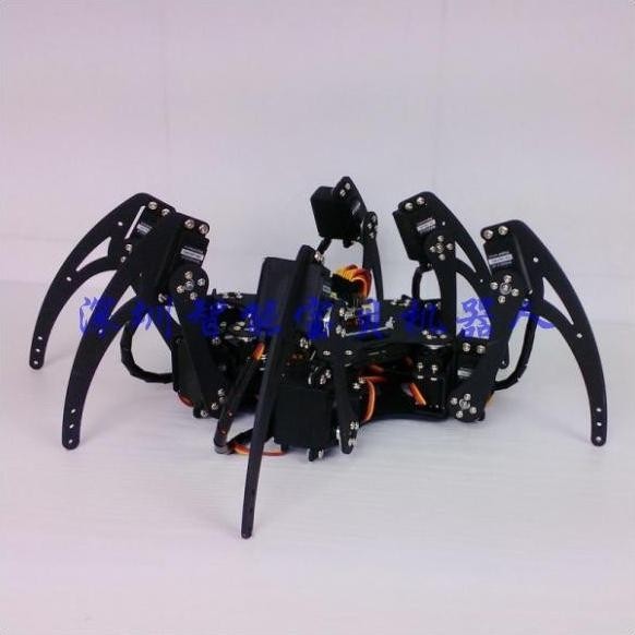 BEBAS ONGKIR - 3DOF Hexapod Robot Frame (Metal)