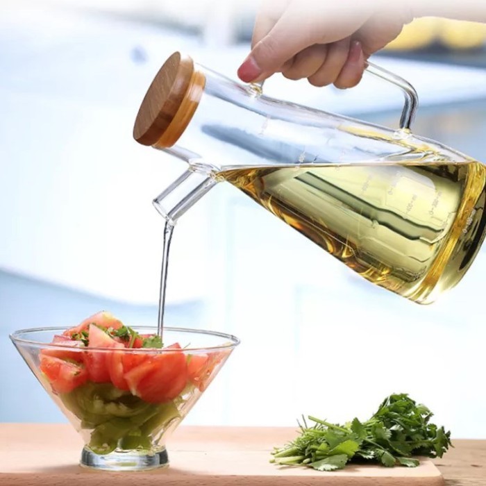 Botol Minyake Astetic Borosilicate Glass Oil Pot