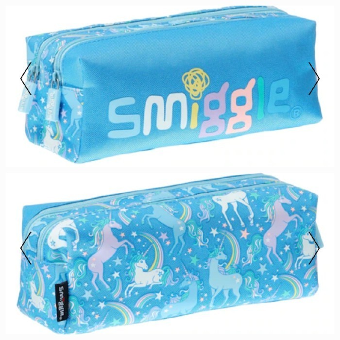 

SALE 9.9 SMIGGLE TWINZIP NEAT PENCIL CASE UNICORN ORIGINAL UK