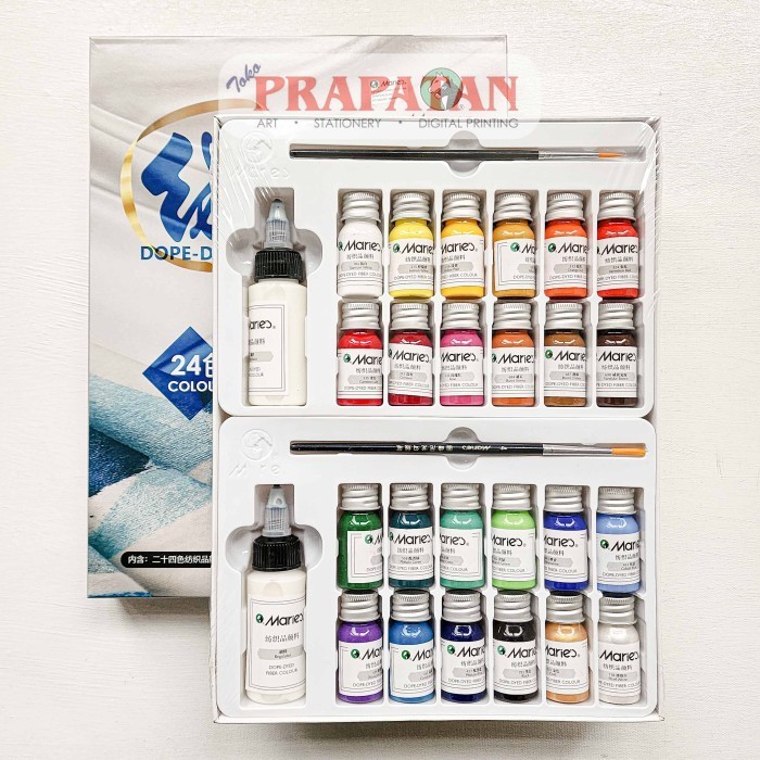 

MARIES DOPED DYED FIBER SET 24 COLOURS / CAT TEKSTIL MARIES SET