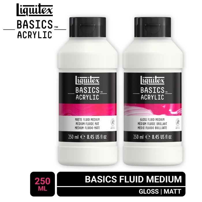 

MEDIUM CAT AKRILIK LIQUITEX BASICS FLUID ACRYLIC MEDIUM