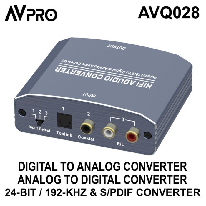 Mantab Avpro Avq028 24-Bit 192-Khz Dac - Adc & Spdif Converter