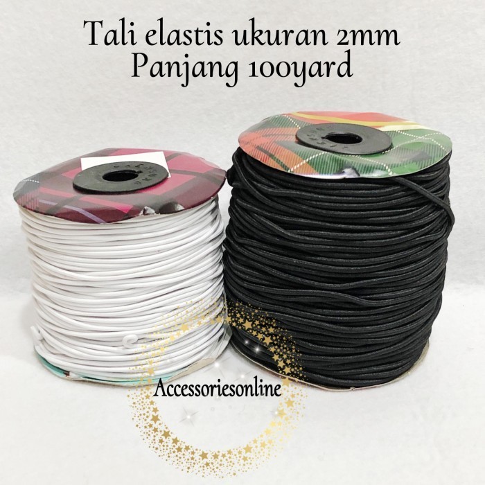 Tali Karet Elastis 2mm - 1Roll