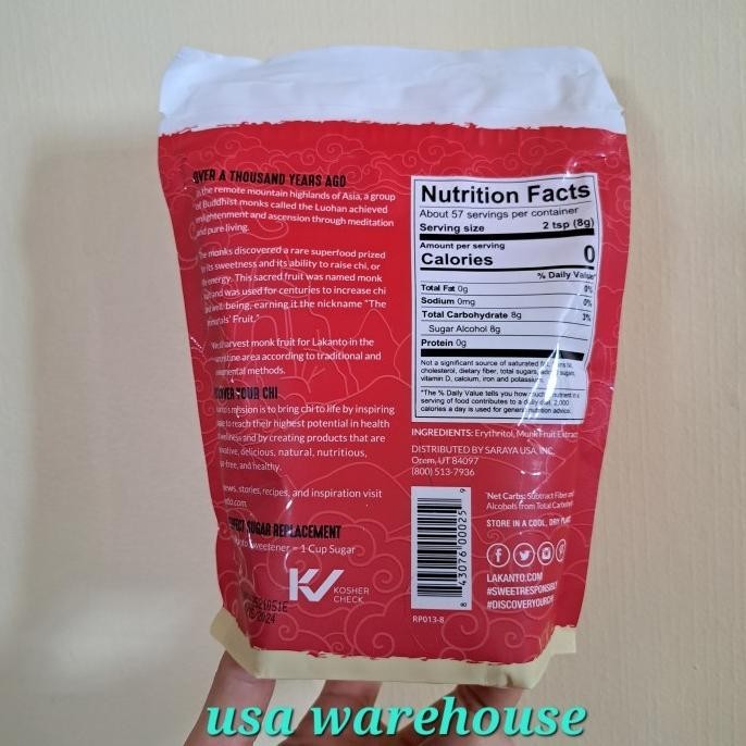 

NEW PRODUK LAKANTO MONKFRUIT SWEETENER GOLDEN SACHET / 235 / 454 / 800GR !!!!!