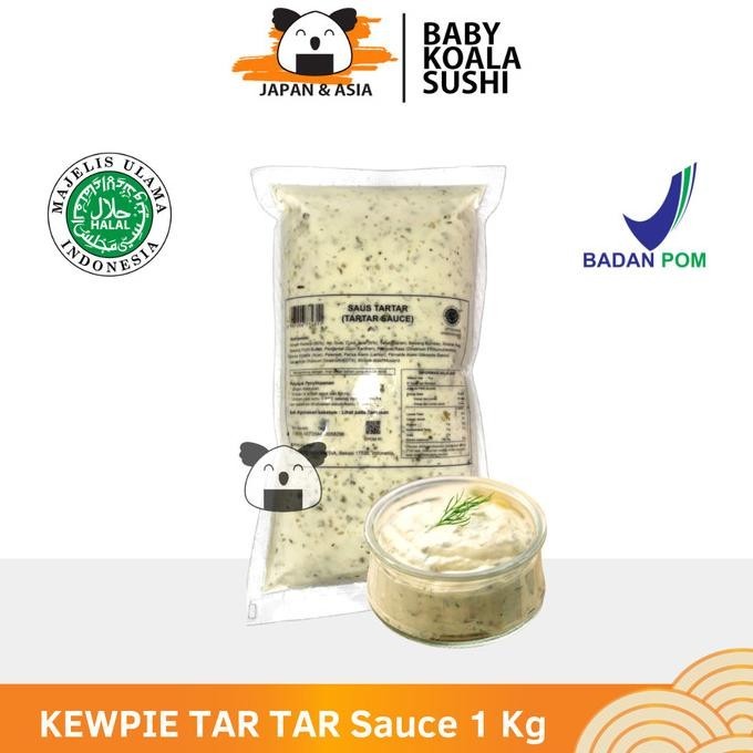 

READY STOCK TAR TAR SAUCE KEWPIE 1 KG | SAUS TARTAR GURIH UNTUK COCOLAN STEAK BEEF !!!!!