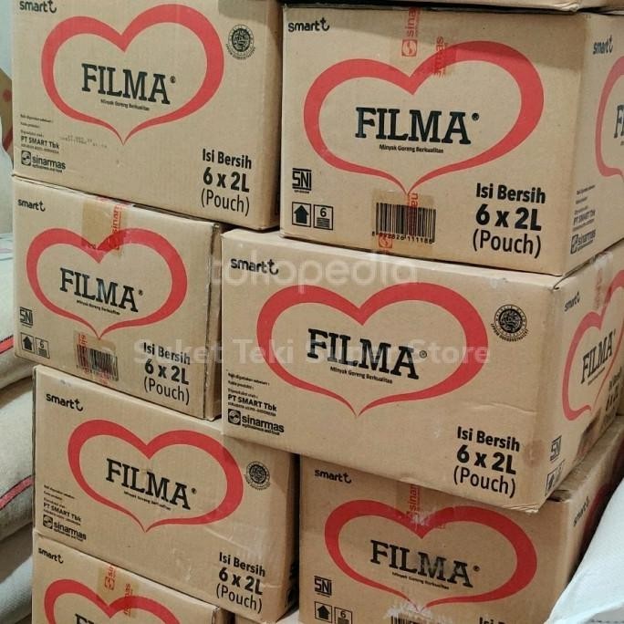 

BIG SALE MINYAK GORENG FILMA 2 LITER REFILL SATUAN GOJEK ONLY !!!!!