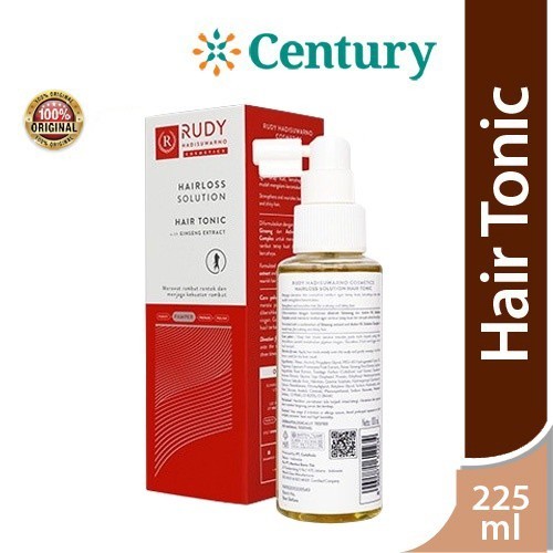 Rudy Hair Tonic Gingseng 225ml / Tonik Rambut Ginseng / Penyubur Rambut / Hair Tonic / Rambut Rontok