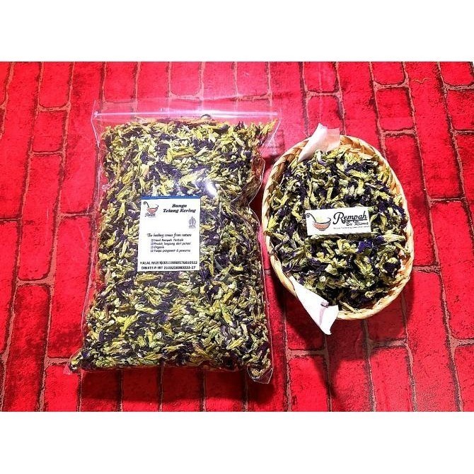 

Bunga Telang Kering 500 Gram - Teh Telang Premium PS99