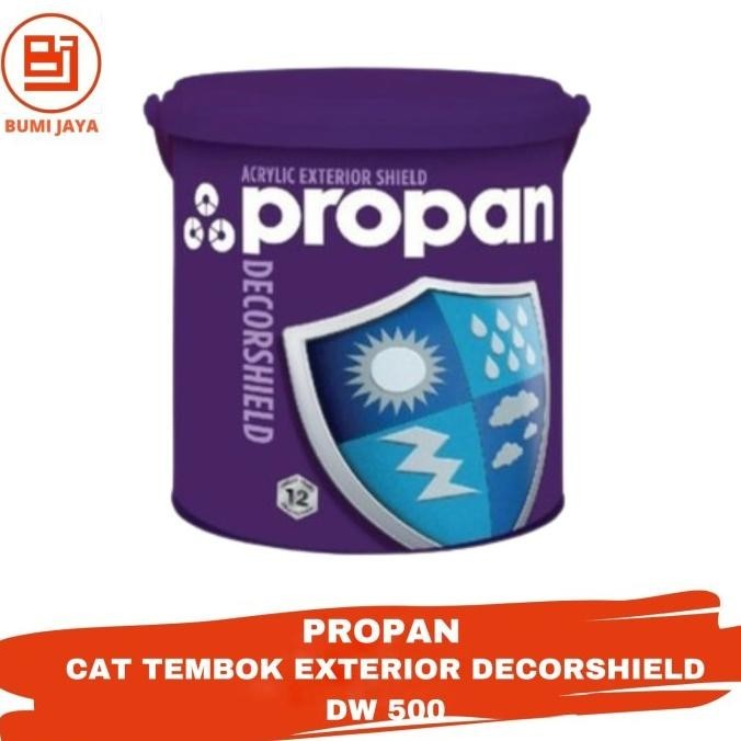 NEW cat tembok exterior propan decorshield DW 500 20 ltr