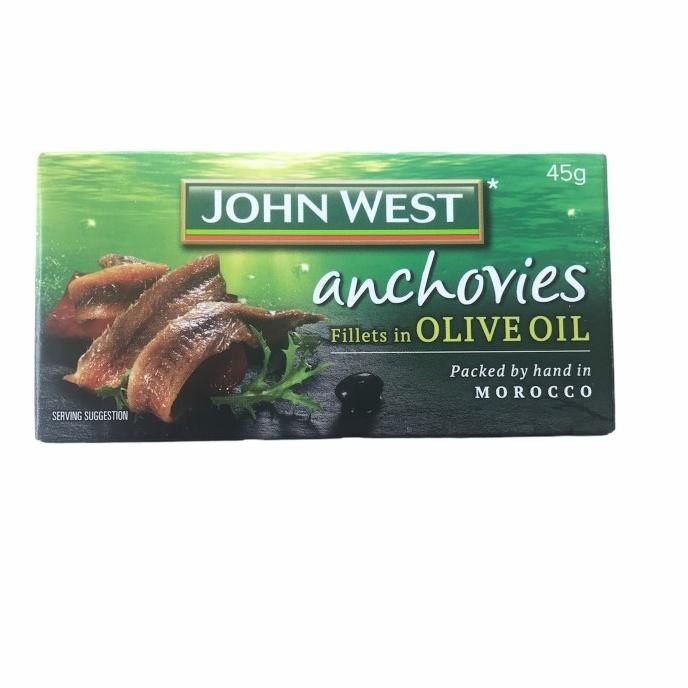 

NEW PRODUK JOHN WEST ANCHOVIES FILLETS IN OLIVE OIL !!!!!