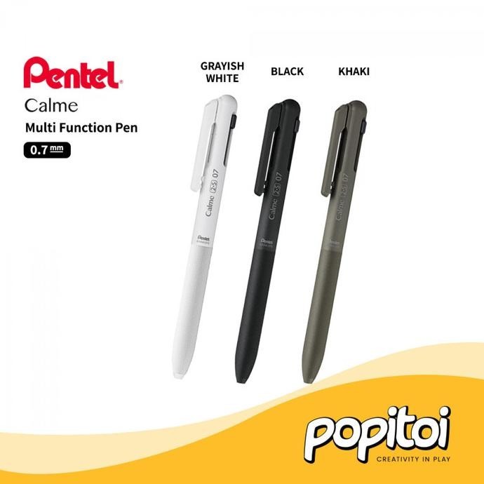 

Pentel Calme 2S Multi Pen 0.5 0.7 mm Pencil Pulpen Ballpoint