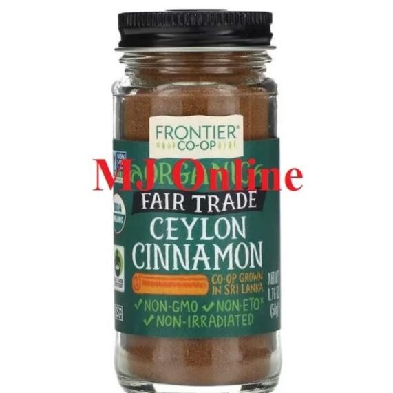 

TERBARU FRONTIER NATURAL PRODUCTS ORGANIC CEYLON CINNAMON 50GR - KAYU MANIS !!!!!