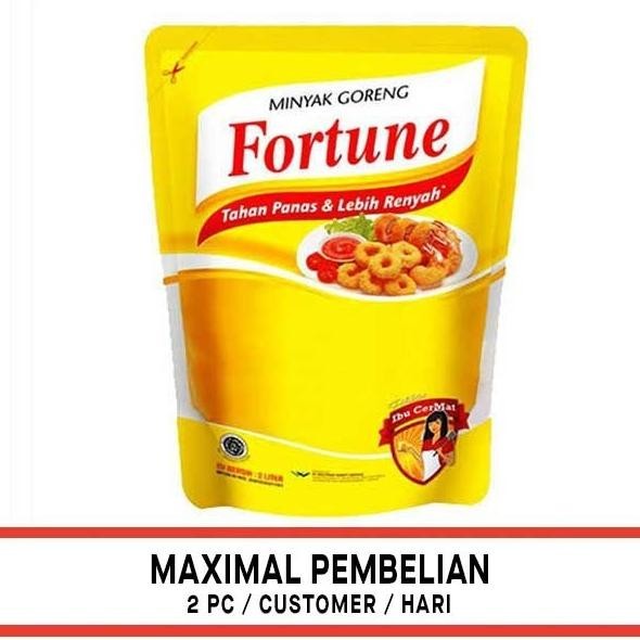 

BIG SALE FORTUNE COOKING OIL POUCH 2 LITER - MINYAK GORENG !!!!!