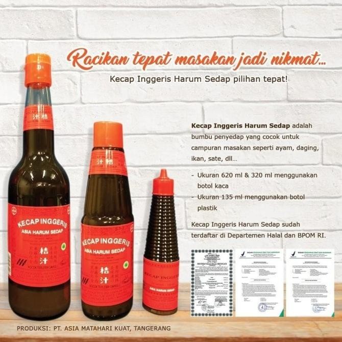 

BIG SALE KECAP INGGRIS SAUCE INGGRIS ASLI ASIA HARUM SEDAP 620 ML !!!!!