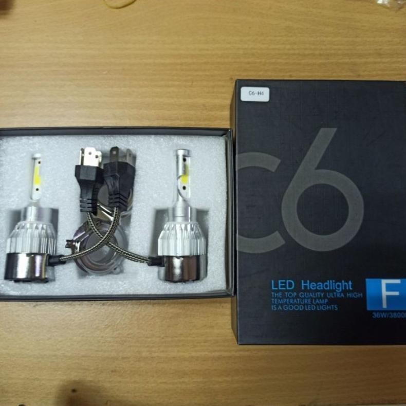 Promo Spesial Lampu Utama Mobil | Lampu Led headlight  Socket H4 ( Jauh Dekat ) Avanza / Xenia / Jaz