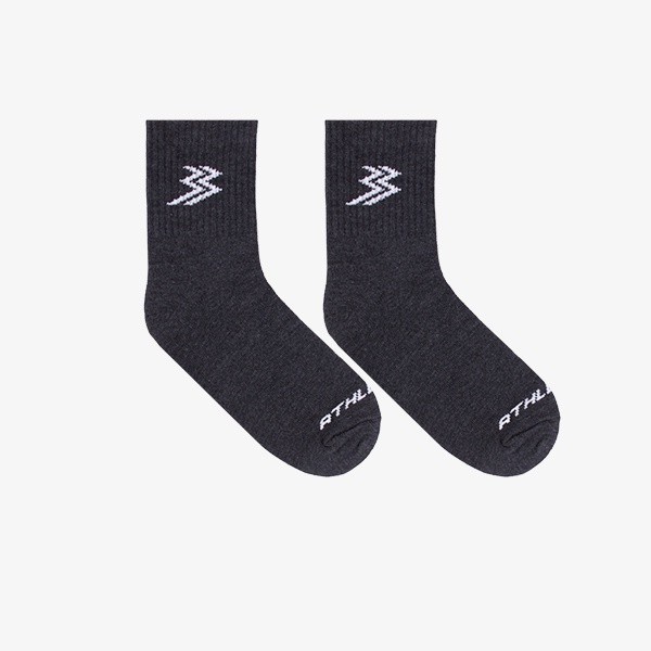 Athletica Official Shop - Vanlig Low Dark Grey | Low Socks | Kaos Kaki