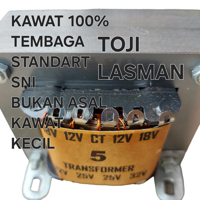 PROTON TRAVO TRAFO 5a CT 5 a murni besar tembaga era bell king audio