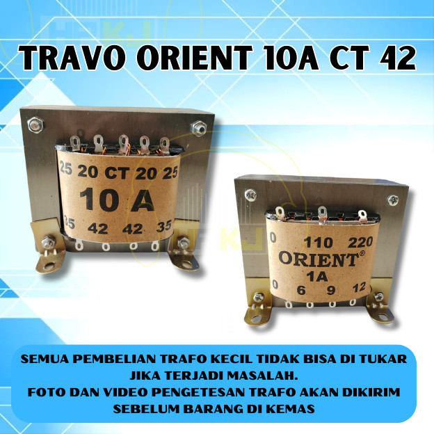 TRAVO 10A CT 42 ORIENT trafo 10 amper ct42 orient