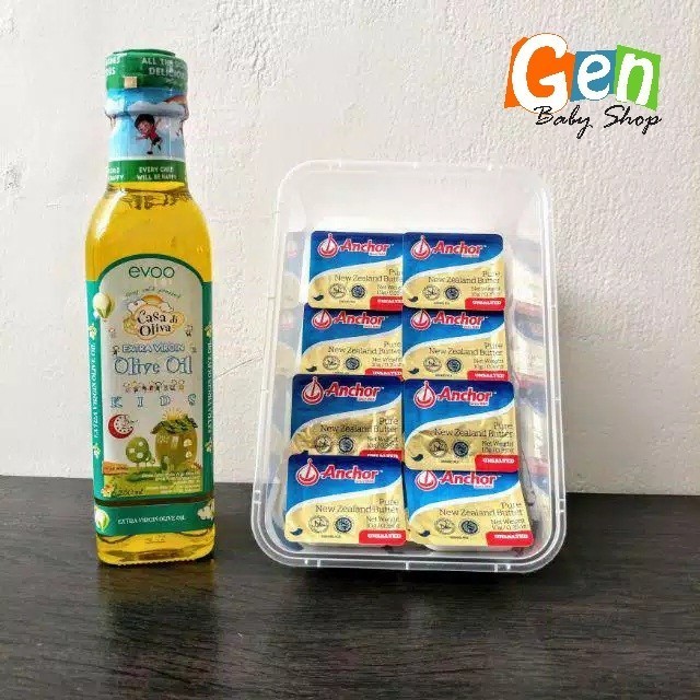 Paket Mpasi (Olive Oil Evoo & Anchor Unsalted Butter)