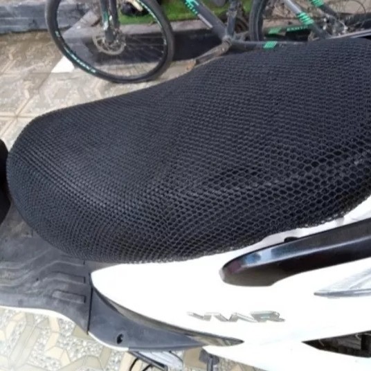 Sarung Cover Jaring Jok Motor New Aerox Anti Panas Cakar Kucing