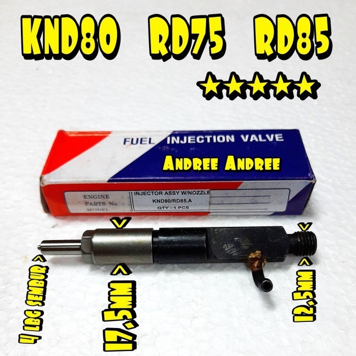 ~~~~~] KND80 Fuel Injection Valve Rumah Komplit Nozzle Kubota KND-80 KND 80