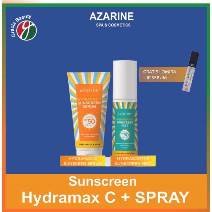Azarine Paket Sunscreen Hydramax C + Spray