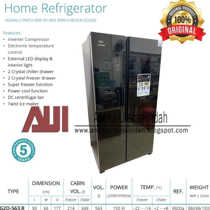 Polytron Prm 21Bn Kulkas 2 Pintu New Belleza Prm21Bn Produk Berkualitas