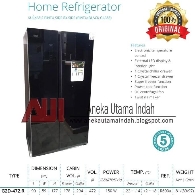 Chest Freezer Gea 1000 Liter Ab-1200-Tx Produk Berkualitas