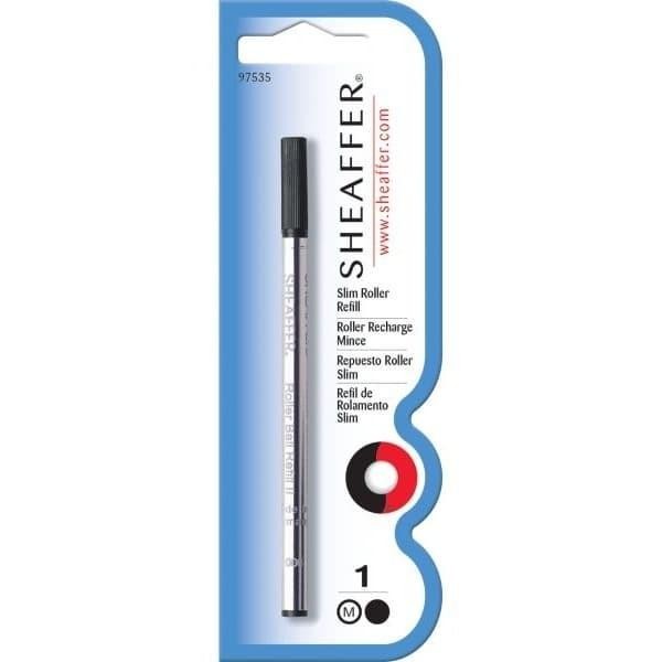 

Sheaffer Slim Rollerball Refill - Black Medium - Blister Card Import