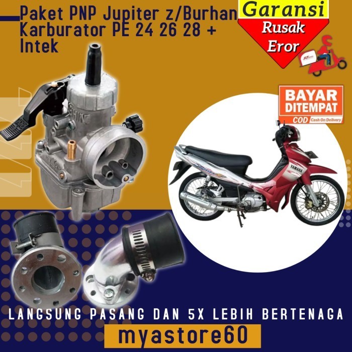 Terbaru Paket Pnp Jupiter Z/Burhan Karbu Keihin Pe 24 Pe 26 Pe 28+ Manipul Hemat