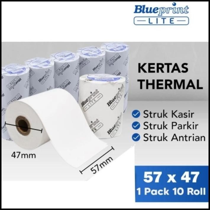 

HOT DEAL PAPER THERMAL BLUEPRINT 57X47 LITE PACK OF 10PCS !!