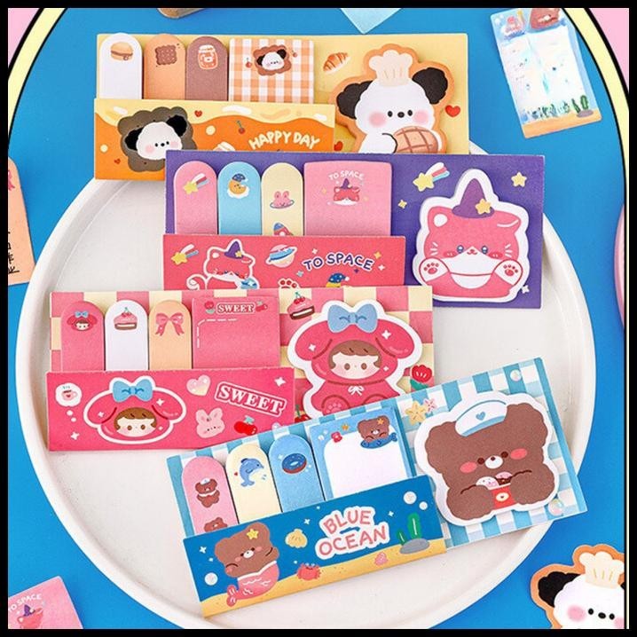 

HOT DEAL TOPER STICKY NOTES ISI 100 LEMBAR CUTE PET MINI MEMO PENANDA CATATAN KERTAS TEMPEL LUCU AESTHETIC ESTETIK FULL COLOR BERWARNA KARAKTER ANIMAL !!