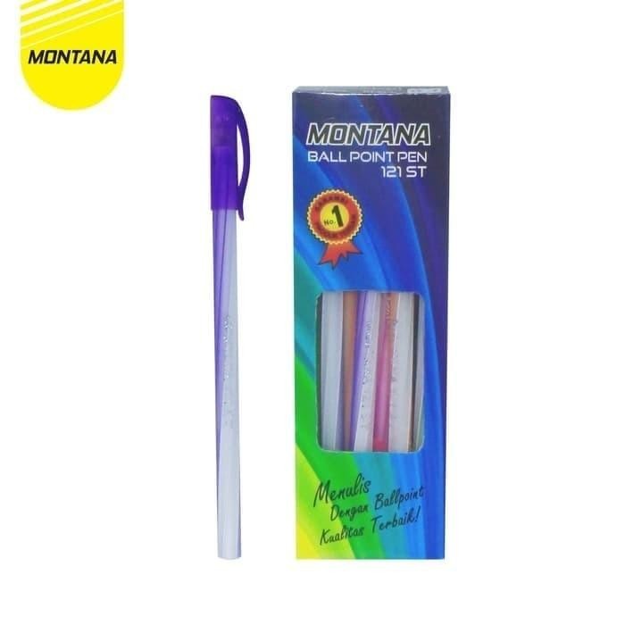 

MONTANA BUNDLING/ 4 lusin Ballpoint Gel 412 C GRATIS 1 Lsn Ballpoint Import