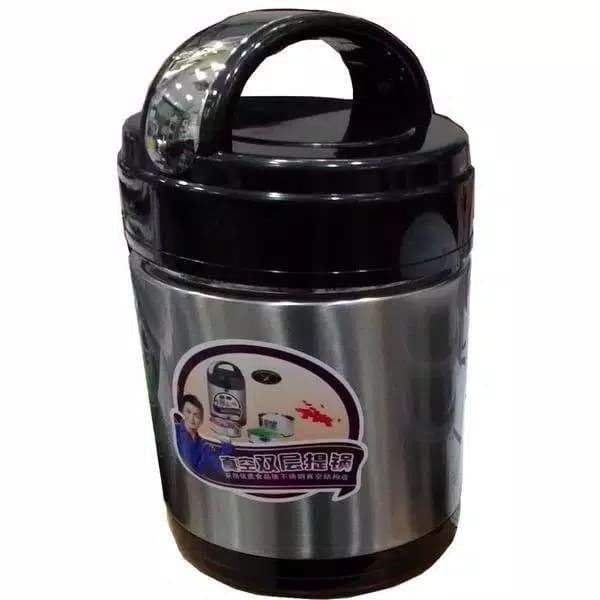 Yoshikawa K642 // Lunch Box Stainless Steel 3 Susun 1,5 Liter