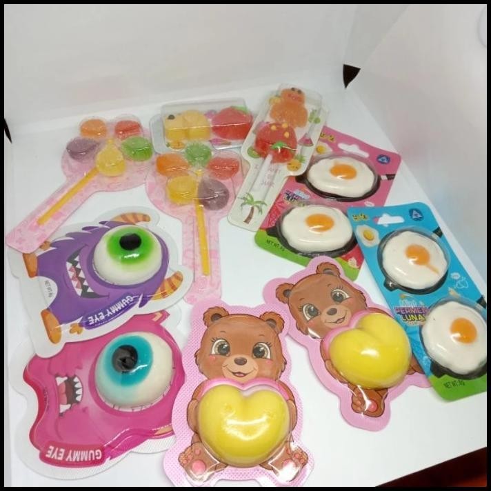 

HOT DEAL 10 PCS PERMEN MIX PERMEN PANTAT, PERMEN MONSTER, PERMEN KIPAS, PERMEN