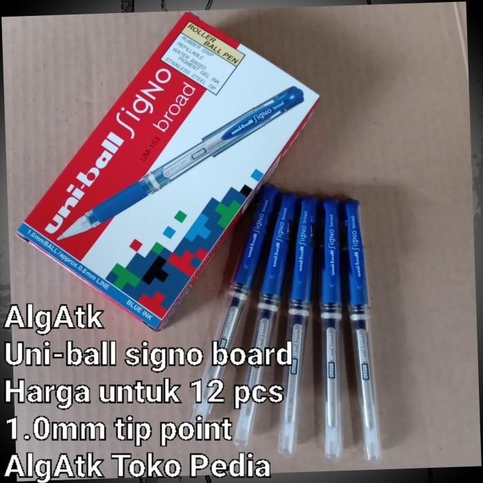 

UNI-BALL. SIGNO BROAD. ROLLER BALL PEN(ALAT TULIS). UM-153. Import