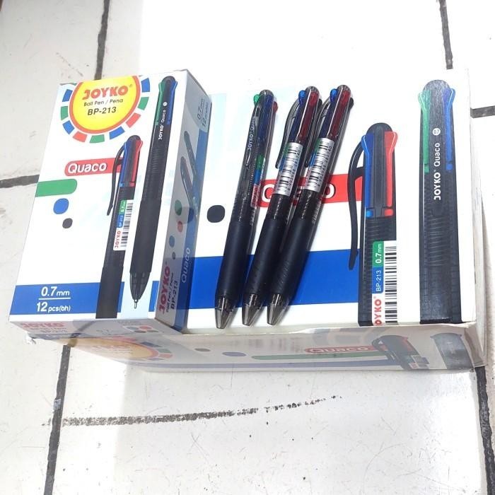 

Pen 4 warna Joyko Quaco BP-,213 (per lusin) Import