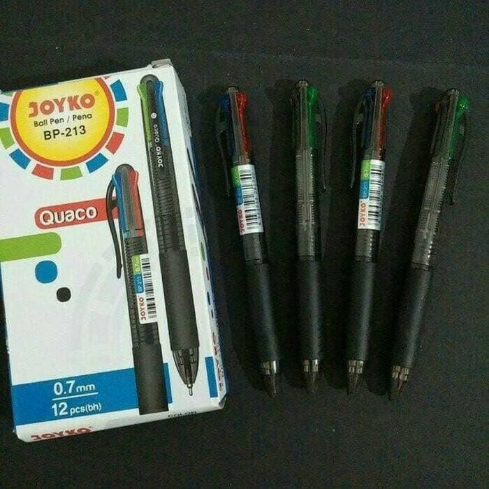 

BEST SELLER Pulpen 4 Warna 0.7 Joyko BP-213 Quaco Import