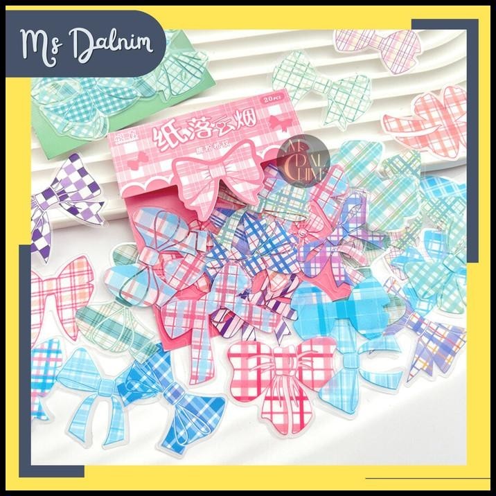 

BEST DEAL STIKER PITA 20PCS PVC DEKORASI JURNAL SCRAPBOOK DIARY PC KOREA ST119
