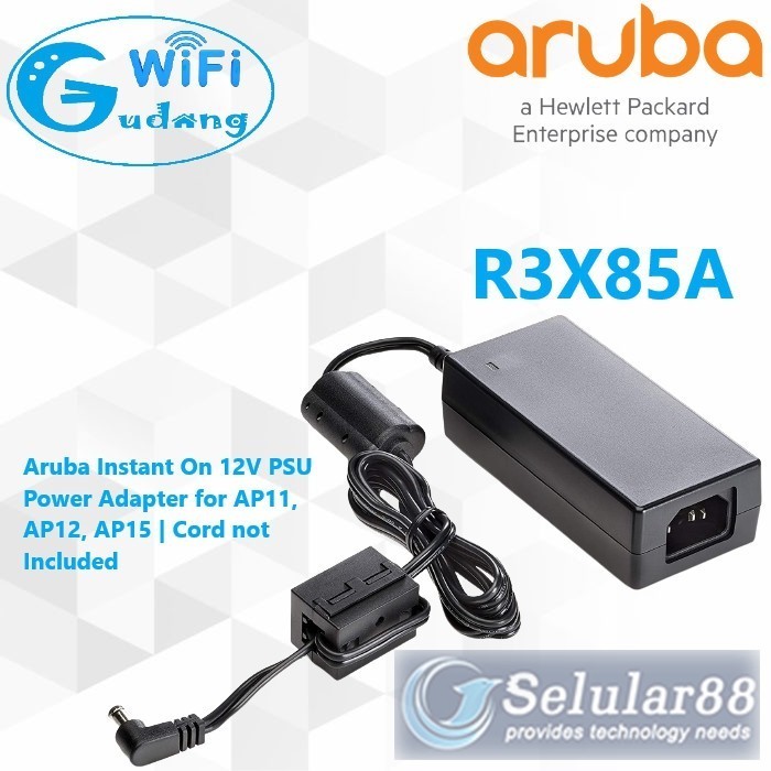 HPE Aruba R3X85A Instant On 12V PSU Power Adapter for AP11 AP12 AP15