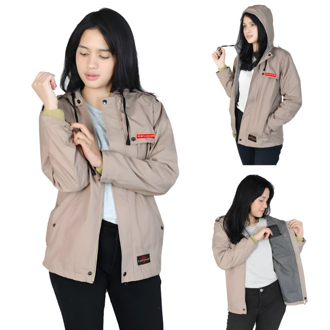 Batik Solo // JAKET WANITA PARASUT SEMI BLAZER ORIGINAL / JAKET CEWEK TERLARIS / JAKET TERBARU