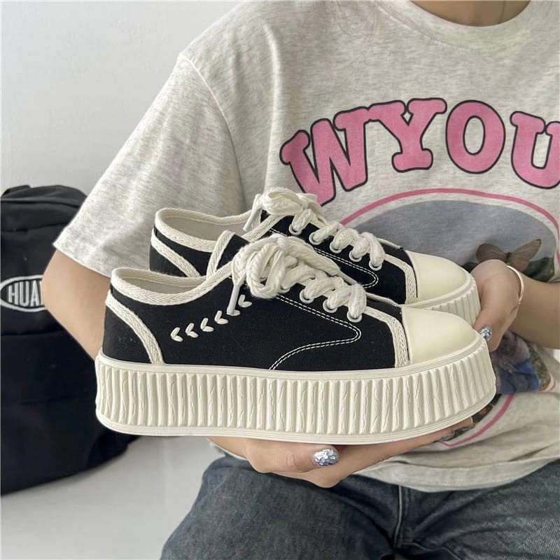 Sneakers Wanita Sers Viral Wanita Remaja Spatu Ukur 34 35 36 37 38 39 40 Senikres Premiumkuat Soepat