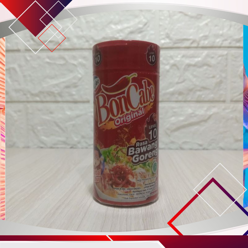 

BonCabe Original Botol Rasa Bawang Goreng Level 10 45gr .