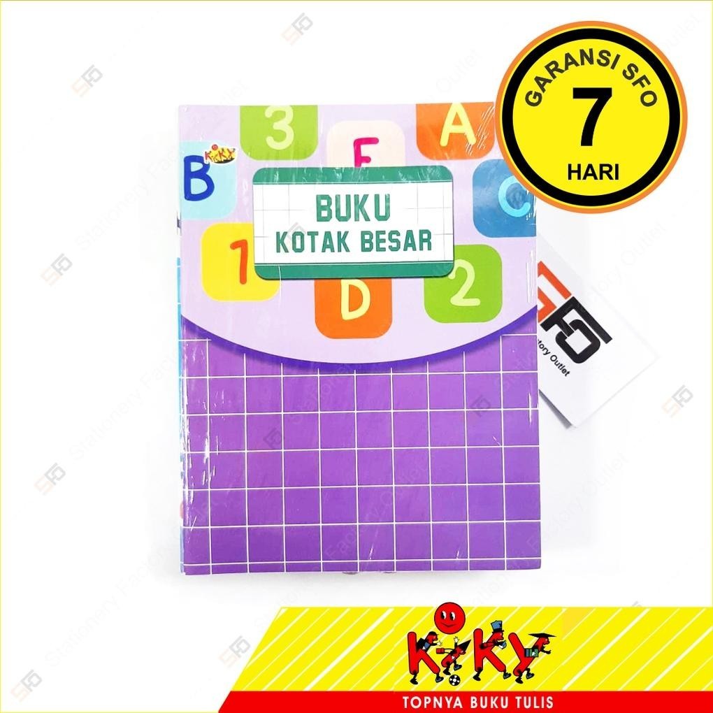 

Buku Kotak Besar Isi 38 Satuan - Kiky