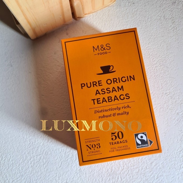 

M&S MARK MARKS & AND SPENCER PURE ORIGIN ASSAM TEABAGS TEA TEH ASAM