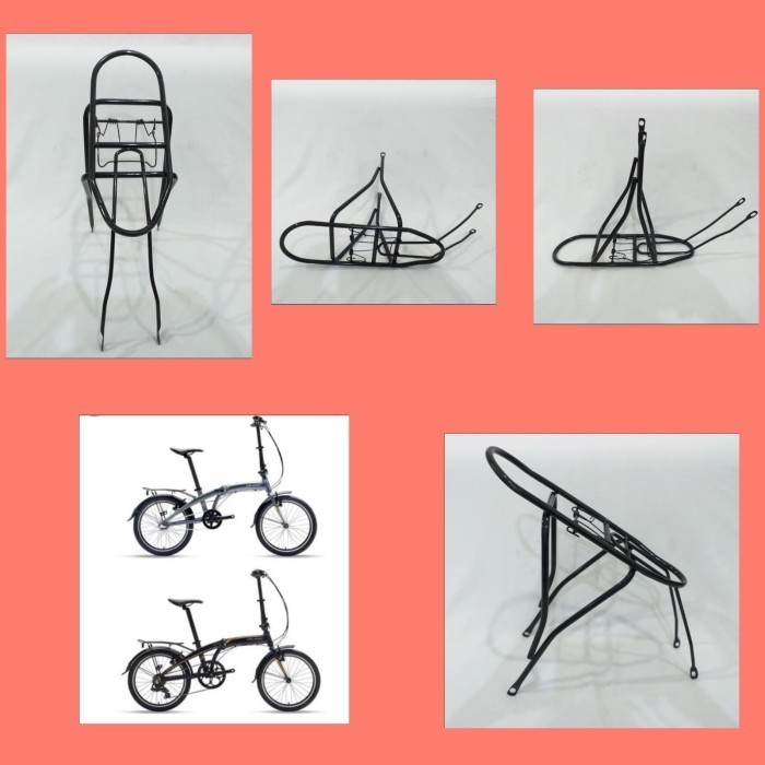 Rak Bagasi Belakang Sepeda Lipat United/Boncengan/Dudukan Belakang
