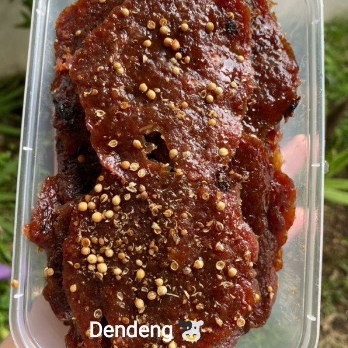 

Dendeng Sapi Manis Mentah Homemade kemasan 500 gram 100% Halal