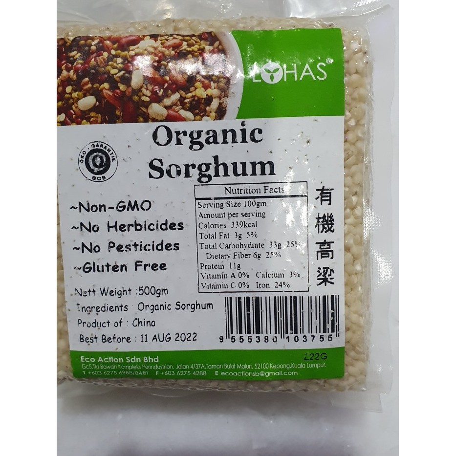 

Organic Sorghum 500gm